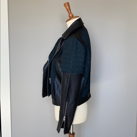 Helmut Lang Peak Cropped Biker Jacket - Picture 4 of 8